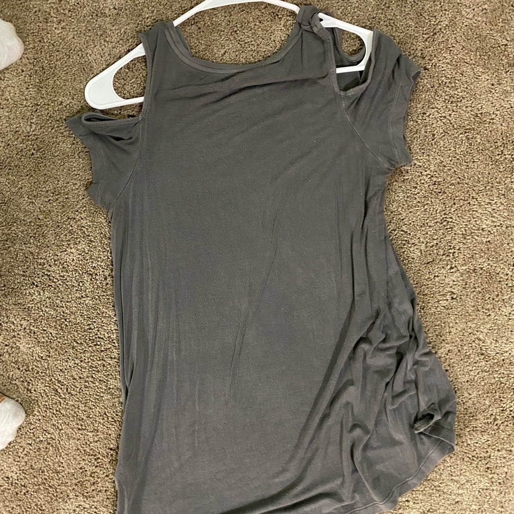 Off the shoulder t-shirt